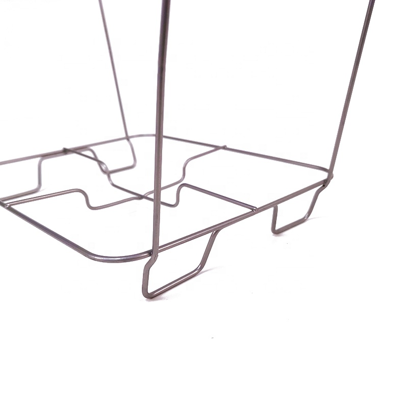 Hardware Zhaosheng - 1/2 Half -Samise de alambre Rack Chafer Chafer Food Calmer Broting Plato Racks de alambre Ratch