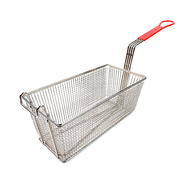Zhaosheng Hardware - Cesta para freidora de pescado con gancho frontal
