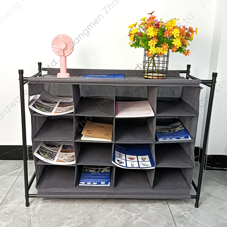 Zhaosheng Hardware - Zapatero de almacenamiento Cubby con estante para zapatos de 16 compartimentos