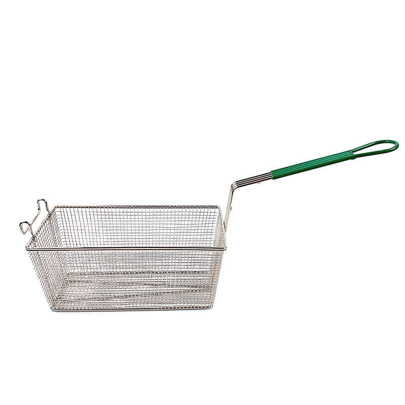 Zhaosheng Hardware - Cesta de freidora comercial para restaurante/cesta para freír con mango de plástico