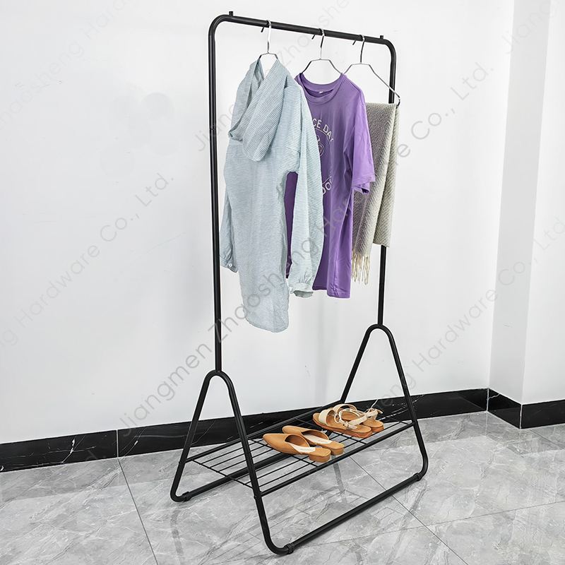 Zhaosheng Hardware - Perchero y Zapatero de pie, riel para Ropa de Metal, perchero para exhibición de Ropa, Perchero para Ropa