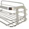 Zhaosheng - Cesta de almacenamiento colgante de acero inoxidable para baño, estante esquinero, paquete de 2, carrito de ducha adhesivo
