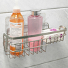 Zhaosheng - Estante de baño de Alambre de Metal, Estante de Almacenamiento de baño montado en la Pared, Carrito de Ducha Adhesivo