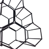 Zhaosheng Hardware - Estante para botellas de vino/soporte para botellas de vino de metal en forma de panal