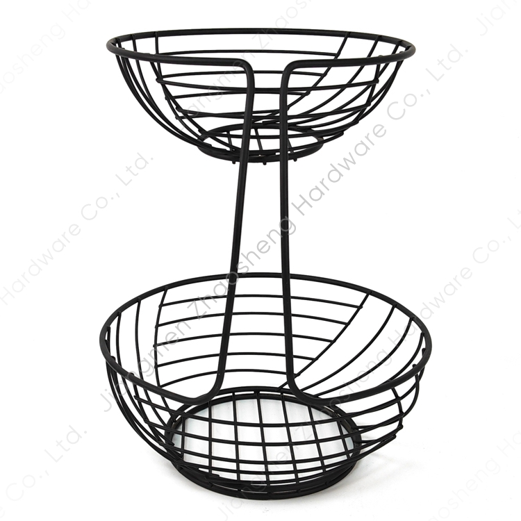 Fabricante de productos de alambre Frutero de 2 niveles Frutero