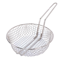 Zhaosheng Hardware - Cesta para freír de malla gruesa de 10.0 in, colador de cocina, cesta culinaria