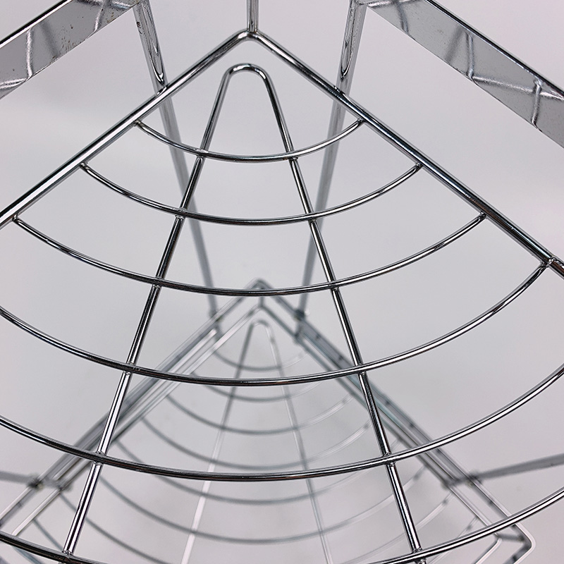 Zhaosheng - Estante de baño Carrito de ducha de esquina de pie de 3 niveles