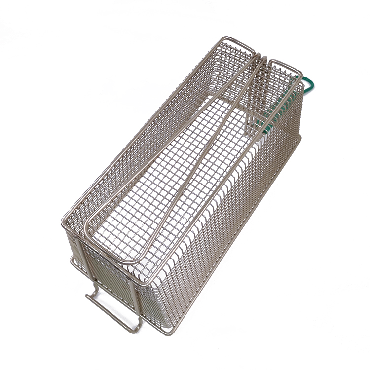 Zhaosheng Hardware - Cesta de freidora de alambre rectangular con gancho frontal