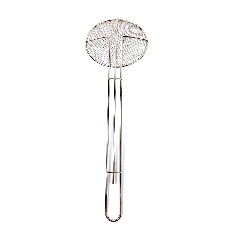 Zhaosheng Hardware - Filtro de cocina de metal con skimmer de malla redonda con mango largo