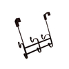 Zhaosheng Hardware - Perchero negro de acero para decoración de lujo, colgador para puerta