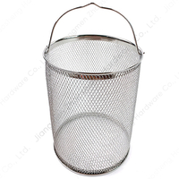 Zhaosheng Hardware - Cesta para freidora de estufa, malla de alambre de acero inoxidable, cesta redonda para vaporizador