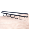 Zhaosheng Hardware - Soporte para tazas de café con estante inferior, colgador de metal para tazas de té