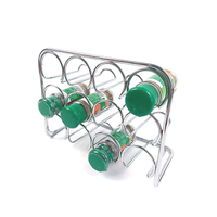 Zhaosheng Hardware - Soportes de almacenamiento de especias de metal para cocina, estante de especias de 3 niveles