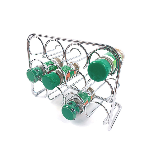 Zhaosheng Hardware - Soportes de almacenamiento de especias de metal para cocina, estante de especias de 3 niveles