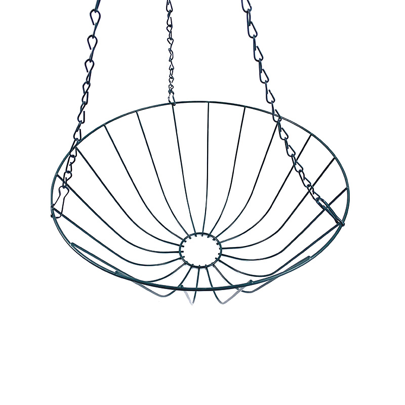 Zhaosheng Hardware - Cesta colgante de coco de forma redonda para jardín al aire libre de 10/12/14/16 pulgadas