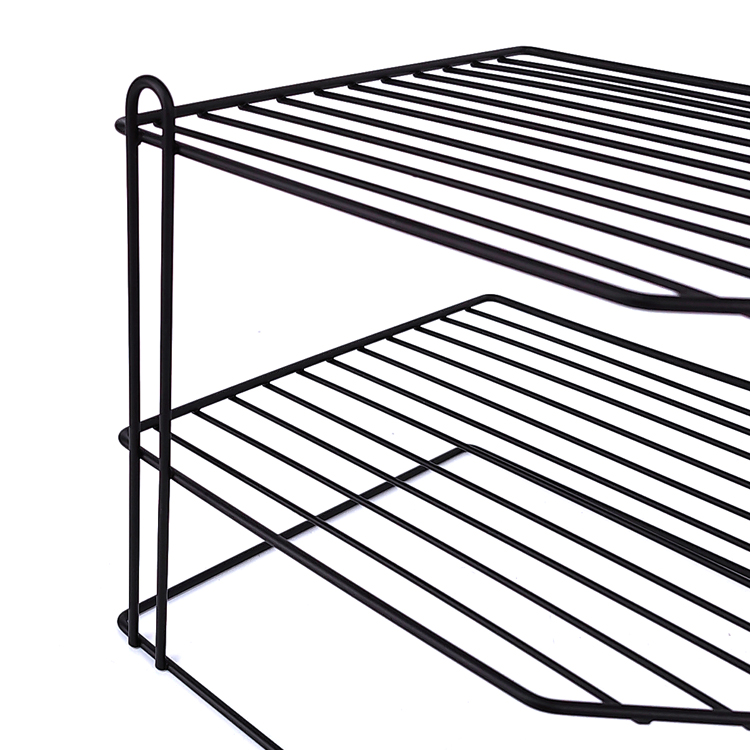 Zhaosheng Hardware - Estante auxiliar de alambre de esquina de 3 niveles para organizador de cocina