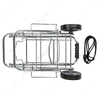 Zhaosheng Hardware - Carros de equipaje con ruedas de metal Carro de mercado Carros utilitarios manuales de compras plegables