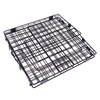Zhaosheng Hardware - Cesta de almacenamiento plegable de metal, organizador de despensa para el baño del hogar
