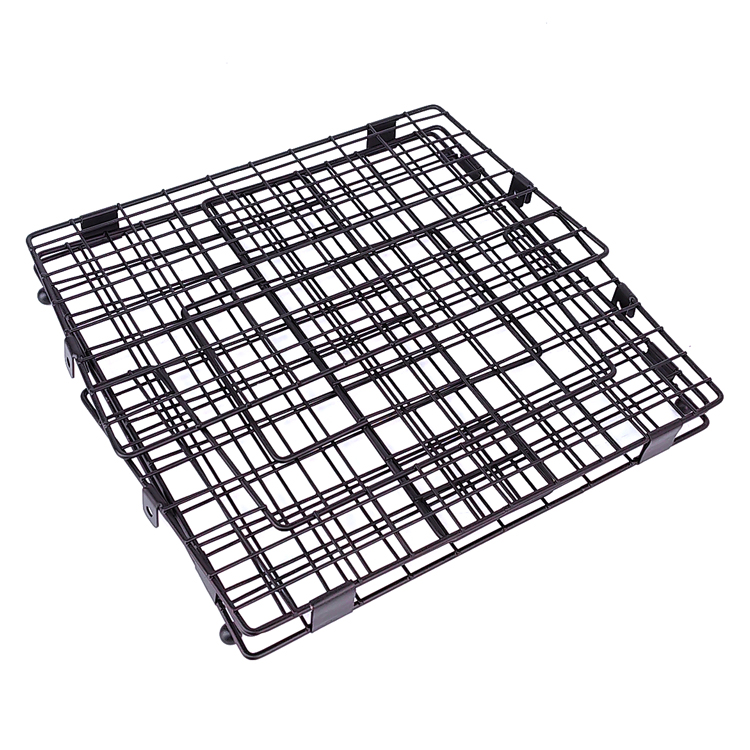 Zhaosheng Hardware - Cesta de almacenamiento plegable de metal, organizador de despensa para el baño del hogar
