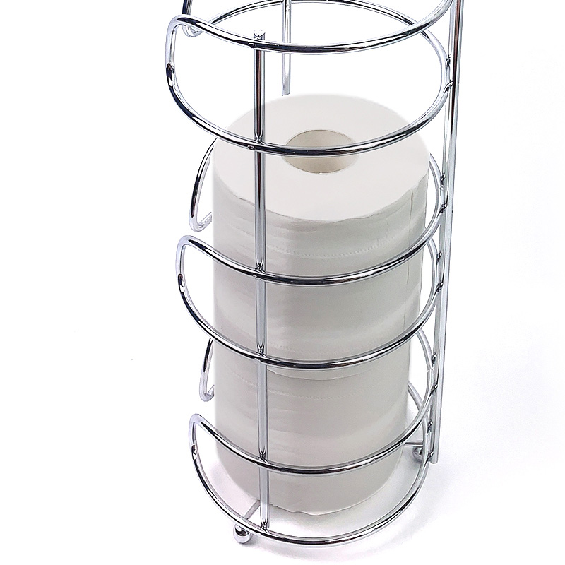 Zhaosheng - Soporte para papel higiénico de metal para cocina, soporte para rollo de papel higiénico