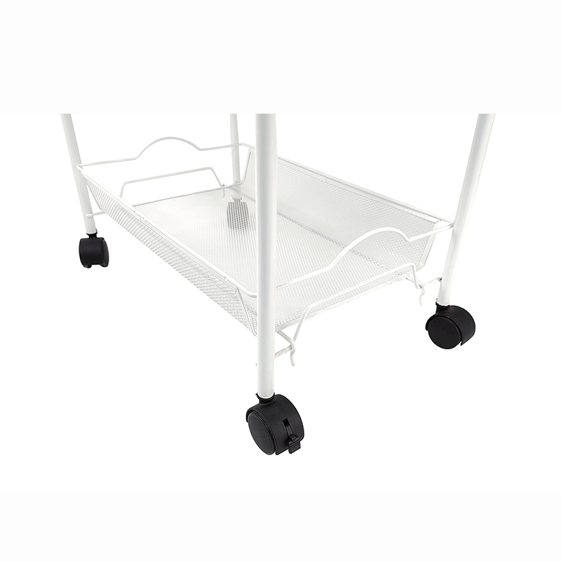 Carro de almacenamiento de malla de alambre de 4 niveles/carro para uso general