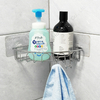 Zhaosheng - Estante de ducha de múltiples esquinas, estante de baño, soportes de almacenamiento, estante de esquina de baño autoadhesivo