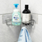 Zhaosheng - Soportes de almacenamiento para estantes de baño con carrito de ducha de múltiples esquinas, estante esquinero para baño autoadhesivo