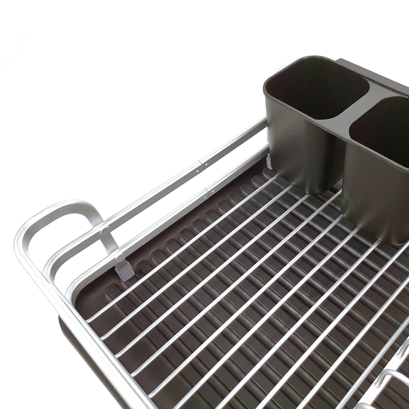 Zhaosheng Hardware - Escurridor de platos de aluminio, estante para secar platos, almacenamiento de cocina