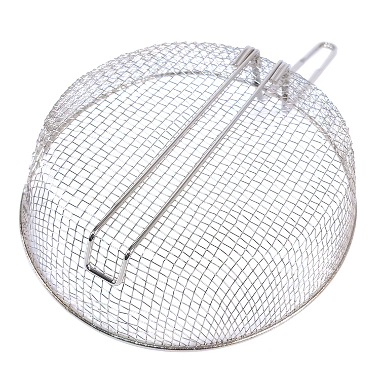 Zhaosheng Hardware - Cesta para freír de aluminio de 12 pulgadas, colador de alimentos, cestas para freír patatas fritas