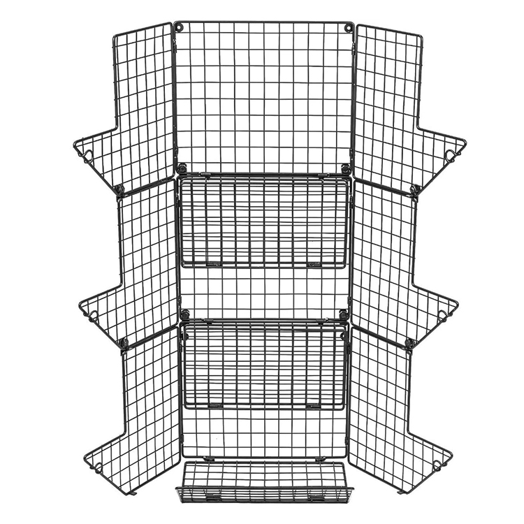 Zhaosheng Hardware - Cesta de alambre de metal para almacenamiento de cocina, organizador de despensa, cesta de frutas colgante