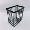 Zhaosheng Hardware - Cesta de almacenamiento de alambre Bakset de metal negro para almacenamiento de cocina y baño