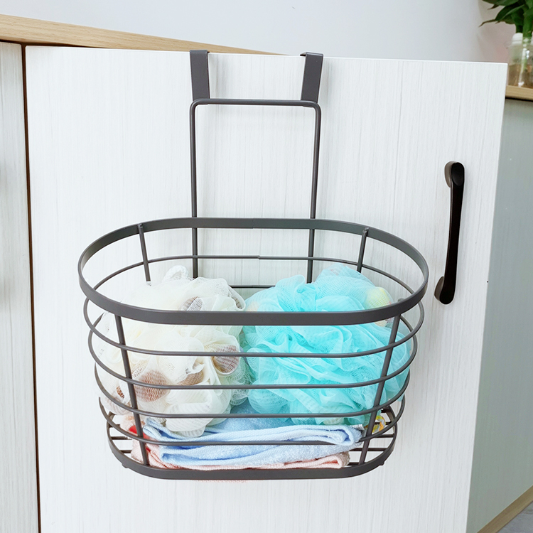 Zhaosheng Hardware - Cesta de alambre de metal sobre la puerta del gabinete, organizador, cestas de almacenamiento colgantes