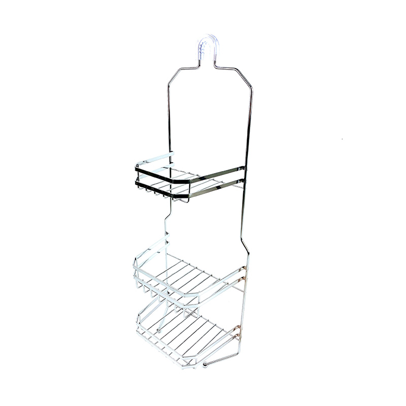 Zhaosheng - Accesorios de baño Organizador de cesta de ducha Estante de baño de 3 niveles Sin taladro Organizadores de ducha de baño colgantes