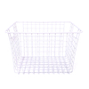 Zhaosheng Hardware - Cesta de almacenamiento de metal, gabinete de baño, cesta de alambre para lavandería, organizador de almacenamiento para el hogar, contenedor de almacenamiento de alimentos