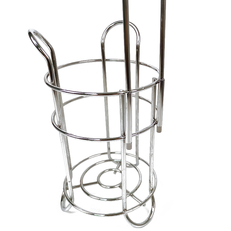 Zhaosheng - Soporte dispensador de rollos de papel para almacenamiento de baño, soporte cromado para toallas de papel, soportes para papel higiénico