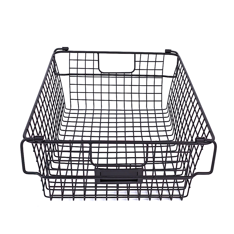Zhaosheng Hardware - Cesta de almacenamiento apilable para frutas, verduras, alimentos, cesta de almacenamiento apilable de alambre de metal
