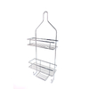 Zhaosheng - Estante de almacenamiento para baño sobre cabezal de ducha, estante para inodoro, cesta de ducha colgante, carrito de ducha de metal