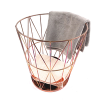 Zhaosheng Hardware - Cesta para la colada, organizador de ropa, baño de hotel, cesta de almacenamiento de alambre de metal para juguetes para niños