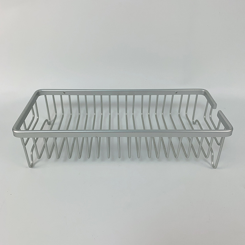 Zhaosheng - Soporte autoadhesivo para champú, estante de almacenamiento para baño, soporte de pared para ducha, carrito de ducha de aluminio