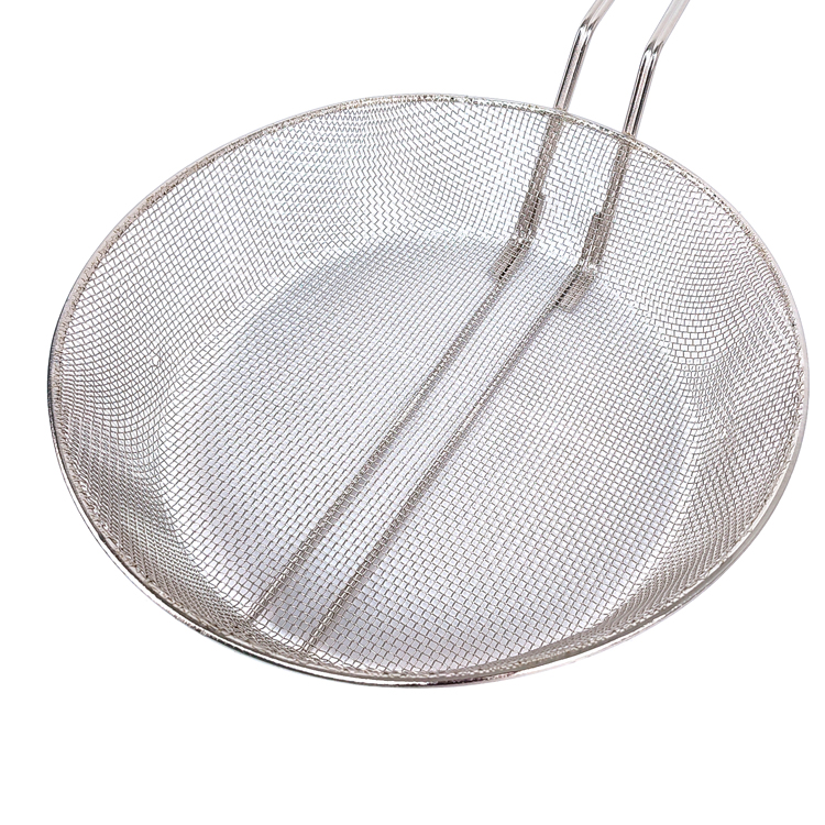 Zhaosheng Hardward - Cesta de malla para freidora de 12 pulgadas, cesta de filtro para freidora de acero inoxidable