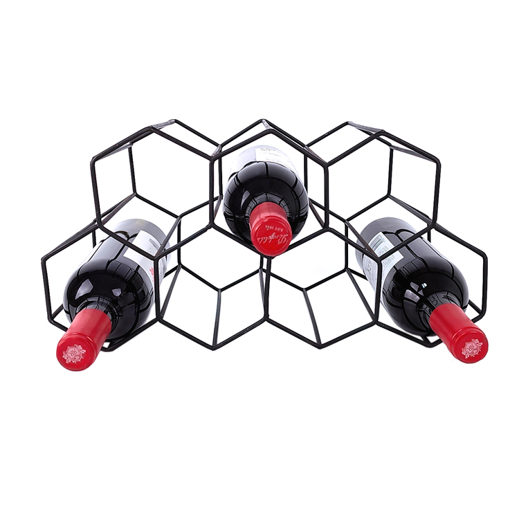 Zhaosheng Hardware - Estante de alambre para vino, soporte para botellas de vino, estante de metal para vino