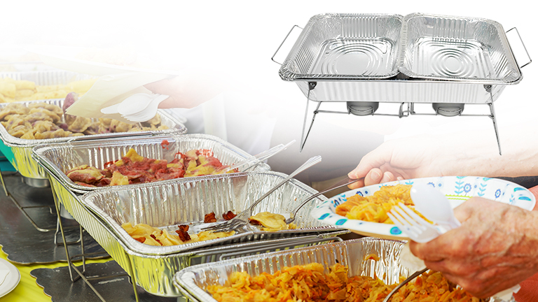 Mejore su experiencia gastronómica con una elegante rejilla para buffet