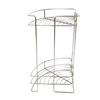 Zhaosheng - Organizador de champú de 2 capas, carrito de ducha de esquina, estante de baño de acero inoxidable