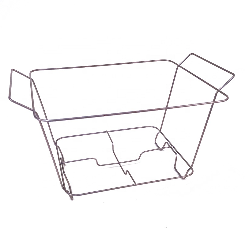 Hardware Zhaosheng - 1/2 Half -Samise de alambre Rack Chafer Chafer Food Calmer Broting Plato Racks de alambre Ratch