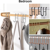 Zhaosheng Hardware - Colgador de puerta de ducha de acero inoxidable sobre vidrio, gancho para ducha, toalla, bata
