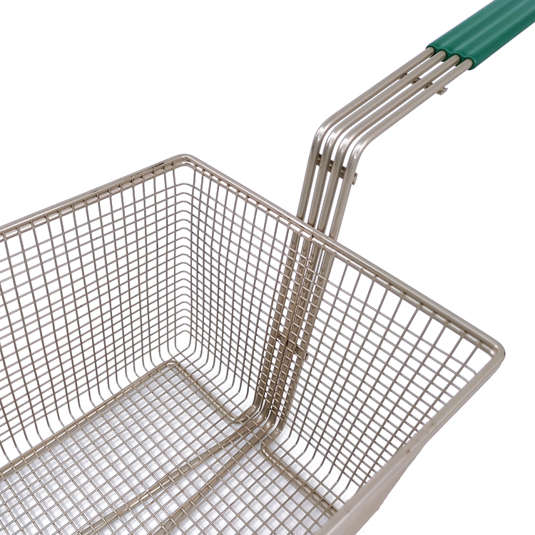 Zhaosheng Hardware - Cesta de metal para freír con mango resistente al calor