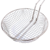 Zhaosheng Hardware - Cesta para freír de malla gruesa de 10.0 in, colador de cocina, cesta culinaria
