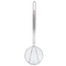 Zhaosheng Hardware - Espumadera para freír redonda de 6 pulgadas, mango largo, cucharón para freidora de acero inoxidable, espumadera para freír francesa