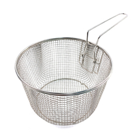 Zhaosheng Hardware - Cesta redonda para freír, cesta de drenaje para olla con asa