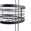 Zhaosheng - Estantería de baño de pie de estante de torre organizador de almacenamiento de metal decorativo de 3 niveles